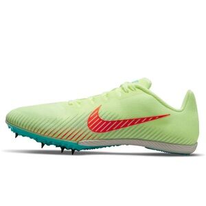 UNISEX NIKE ZOOM RIVAL M 9 MULTI USE SPIKE TRACK SHOES YELLOW ORANGE M: 8 W:9.5